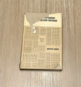 Automatic Information Organization and Retrieval by Gerald Salton 1968 HC/DJ - Picture 1 of 12