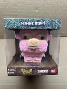 Neu Minecraft Film Squishme Cozzies beflocktes pelziges rosa Schaf 7" Figur 2025 - Bild 1 von 5