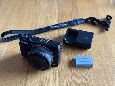 Canon PowerShot G1 X Digital Camera Black Compact High-Quality  B397 - Image 1 of 4