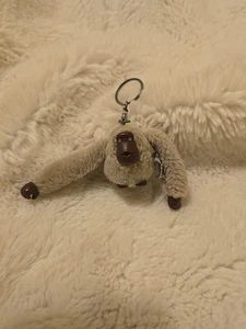RARE Kipling SARAH Extra Small GRAY Monkey Keychain COMES FAST SHIPPING *READ - Picture 1 of 8
