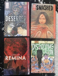 Junji Ito Manga Bundle [Smashed, Dissolving Classrooom, Remina, Deserter] Eng - Picture 1 of 3