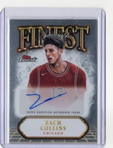 2024-25 Topps Finest Zach Collins AUTO AUTOGRAPH RC CHICAGO BULLS - Picture 1 of 1