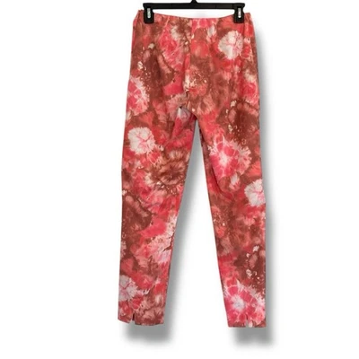 Peace Of Cloth Pink Brown Tie Dye Ankle Pants Size 2 - Image 1 of 4