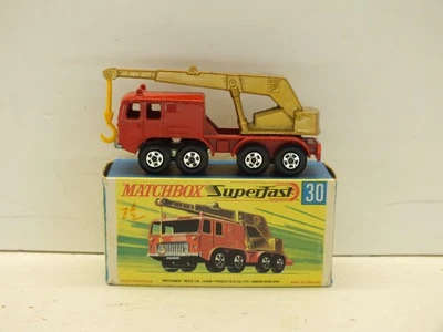 LESNEY MATCHBOX SUPERFAST NO30 CRANE TRUCK EXCELLENT BOXED (L729) - Image 1 of 4