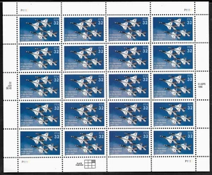 US #3167 DEPARTMENT OF THE AIR FORCE 1947-1997 50 YEAR COMMEMORATIVE STAMP SHEET - Picture 1 of 2
