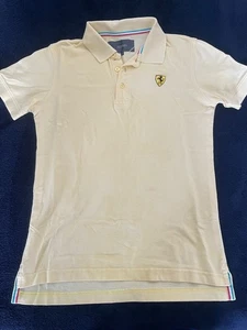 FERRARI POLO-SHIRT / GRÖSSE S - IN GELB / 100% ORIGINAL  - Bild 1 von 2