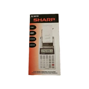 Sharp EL-1611V Electronic Printing Calculator - Picture 1 of 3