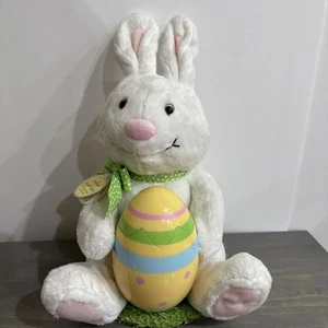 Hallmark Rockin Rabbit Plush Animated Sound Motion Bunny w/ Chick in Egg ๐ฃ New - Picture 1 of 12