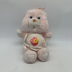 Vintage Care Bears Originale 1983 Kenner 11" Rosa Peluche Pannolino Baby Abbracci Orso! - Foto 1 di 13