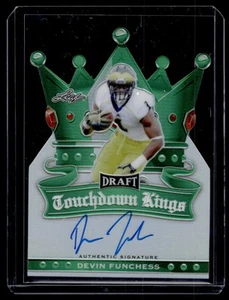 Devin Funchess 2015 Leaf Metal Draft Touchdown Kings Auto Card /10 #TDK-DF1 - Picture 1 of 2