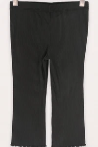 Pantalones de mezclilla Calvin Klein para niñas 6X negros acanalados tejidos salón nuevos sin etiquetas - Imagen 1 de 6