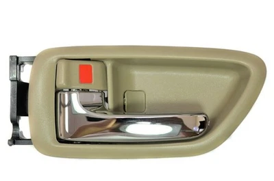 fits 2000 to 2004 Avalon Interior Door Handle Trim Left Front Rear Chrome Beige Foto 1 de 2