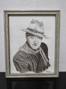 Western Cowboy John Wayne 8x10 Portrait Limited Edition Larry Bees Art - Picture 1 of 3