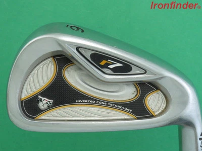 TaylorMade r7 TP Single 6 Iron Steel Shaft Stiff Flex Mens Right Handed Good - Image 1 of 4