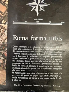 LUFTAUFNAHME POSTER VON ROM 1990 46 X 40 ZOLL - Bild 1 von 12