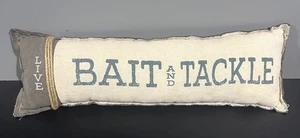Bait and Tackle Bolster Pillow - Picture 1 of 2
