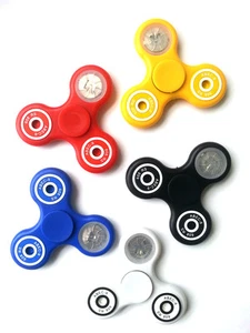 Fidget Hand Spinner Finger Stress Reliever Captain America Night Lights Triangle - Picture 1 of 33