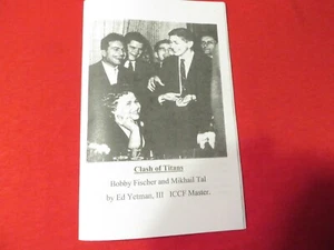 Vintage Allan Troy Chess Book-Ed #1-CLASH OF TITANS-Bobby Fischer v. Tal!  2/3 - Imagen 1 de 1