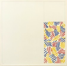 JASPER JOHNS "#4, FROM 6 LITHOGRAPHS (AFTER UNTITLED 1975)" | SIGNED | GALLART