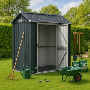 Geräteschuppen Gerätehaus Gartenhaus Gartenschrank Geräteschrank - Bild 1 von 8