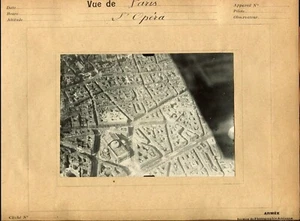 aviation. avion .photo aérienne . Paris . L'Opéra . 1918-1919 - Picture 1 of 1