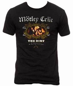 Camiseta Motley Crue The Dirt Adulto - Heavy Metal, Thrash Metal, Banda Hard Rock - Imagen 1 de 1