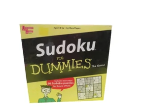 Sudoku For Dummies The Game University Games Ages 8+ 50+ Puzzles New - Picture 1 of 12