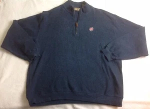 Chicago Cubs Suéter Azul Talla XL 1/4 Cremallera MLB Vesi Ropa Deportiva Béisbol Moda Top - Imagen 1 de 8