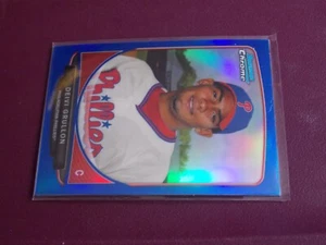 Deivi Grullon 2013 Bowman Chrome Blue Refractor Rookie 181/250 Philadelphia Phil - Picture 1 of 2