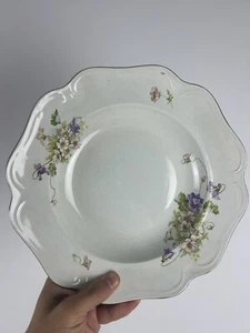 Exquisite antique imperial Russian porcelain plate, Kuznetsov factory, hand-pain - Picture 1 of 9