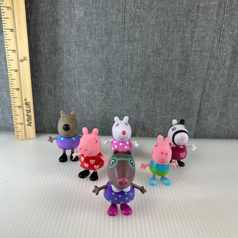 Peppa Pig And Friends Molly Mole George Suzy Zoe Danny 2" Figure Lot Jazwares Cover