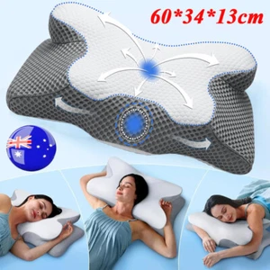 YOUKUKE Memory Foam Pillow Removable Pillowcase Neck Shoulder Arm Support Pain - Picture 1 of 16