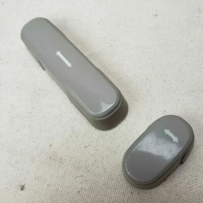 Juego de 2 botones de interruptor de asiento eléctrico del lado del pasajero Acura RL 2005 gris Foto 1 de 4