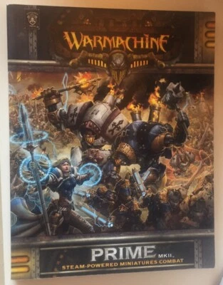 Warmachine Prime MKII Softcover-Steam Powered Miniatures Combat-Privateer Press - Image 1 of 4