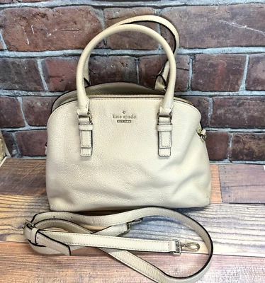 Kate Spade Jackson Street Lottie Soft Porcelain Satchel Bag Pebble Leather - Image 1 of 4