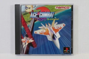Ace Combat CIB W/ Reg Card SONY PS1 PS 1 PlayStation Japan Import US Seller - Picture 1 of 4