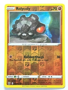 Rolycoly 078/163 Reverse Holo Common - Battle Styles Pokemon TCG - Near Mint NM - Picture 1 of 4