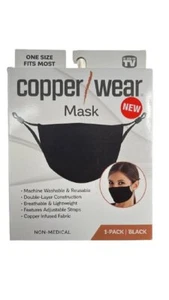 Tristar Products As Seen On TV Copper Wear leichte Gesichtsabdeckung, schwarz - Bild 1 von 1