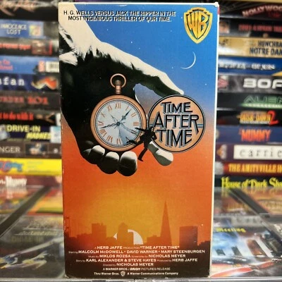 Time After Time 1979 VHS Tested Malcolm McDowell David Warner Sci-Fi Thriller - Image 1 of 4