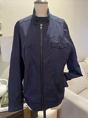 Structure Full ZipLightweight Windbreaker Mens Long Sleeve Jacket Medium - Image 1 of 4