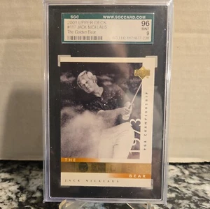 Jack Nicklaus BGS 9: 2001 Upper Deck Golf Golden Bear 1973 PGA Championship SGC9 - Picture 1 of 2