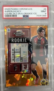 Panini Chronicles 2020-21 Aaron Hickey Optic Rookie Ticket Orange /23 PSA 9 - Bild 1 von 1