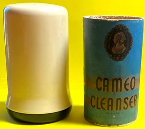 Cameo Cleanser Dispenser Ivory Bakelite 1940's Kitchen Décor - Picture 1 of 8