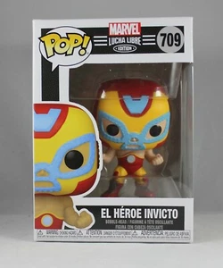 FUNKO POP EL HEROE INVICTO MARVEL LUCHA LIBRE 709 IRON MAN NUEVO VINILO BOBBLEHEAD - Imagen 1 de 6