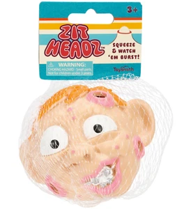 ZIT HEADZ Squeeze Toy Stress Sensory Pimple Pop Acne Black Head Pustules Gross - Picture 1 of 4