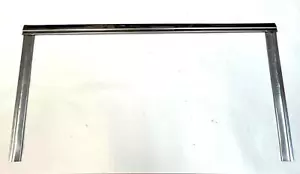 FSJ Jeep chrome driver rear door window trim Wagoneer Cherokee FREE SHIPPING!! - Foto 1 di 3