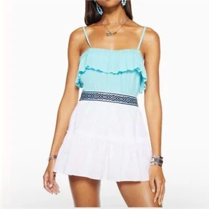Ramy Brook NWT Mickey Mini Summer Skirt In White Size 0 - Picture 1 of 8