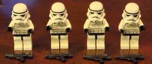 LEGO Star Wars minifigure lot 4 IMPERIAL STORMTROOPERS sw0036b set 7659 RETIRED - Picture 1 of 5