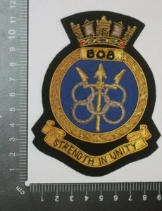 BATTLE OF BRITAIN ROYAL NAVY FLEET AIR ARM SQUADRON BADGE SQN SQ 808 808TH - Picture 1 of 1
