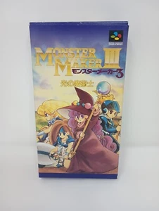 Monster Maker III 3 Super Famicom SFC importazione giapponese - Foto 1 di 22